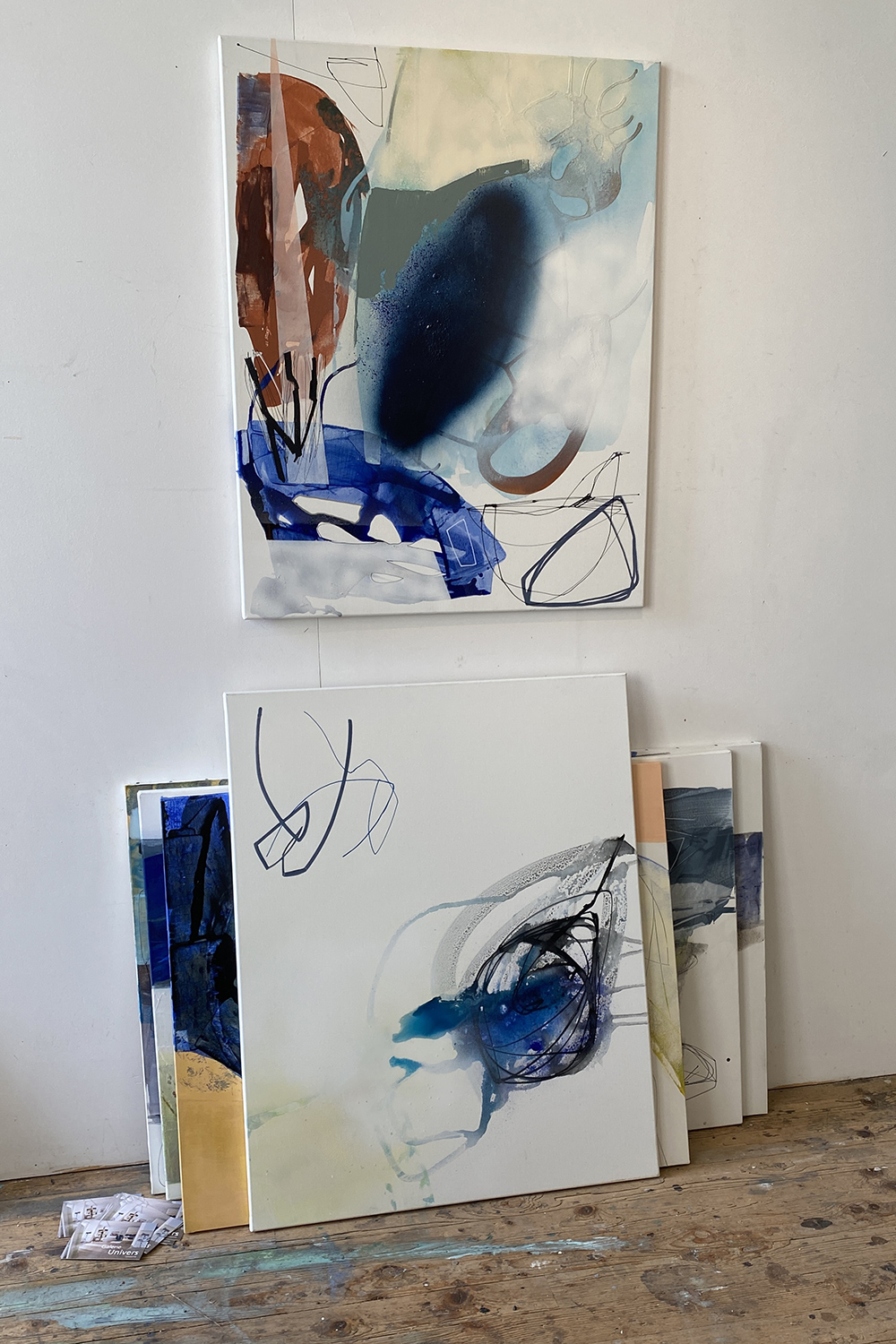 atelier de peinture - Joanna Mouly Ingarden - LA POCHE lieu d'art